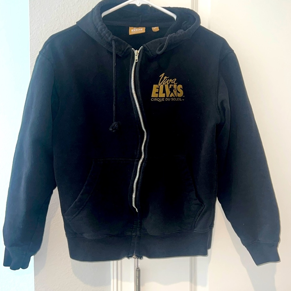 Cirque du Soleil Elvis zip up hoodie